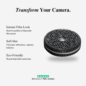 Retropia® Repurposed Disposable Film Camera Lens