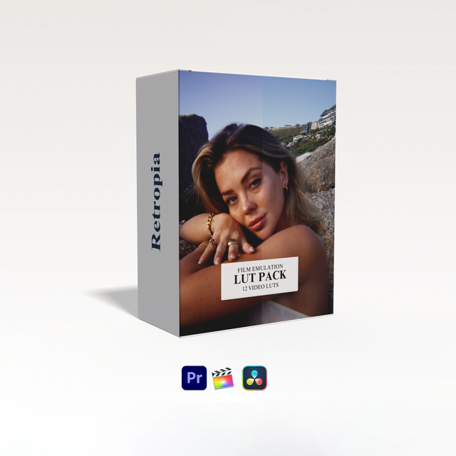 Retropia® Film Emulation LUT Pack (12 Video LUTS)