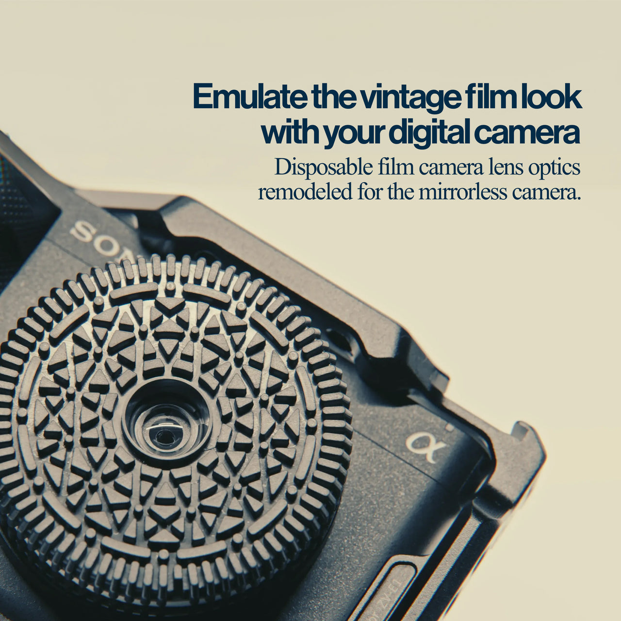 Retropia® Repurposed Disposable Film Camera Lens