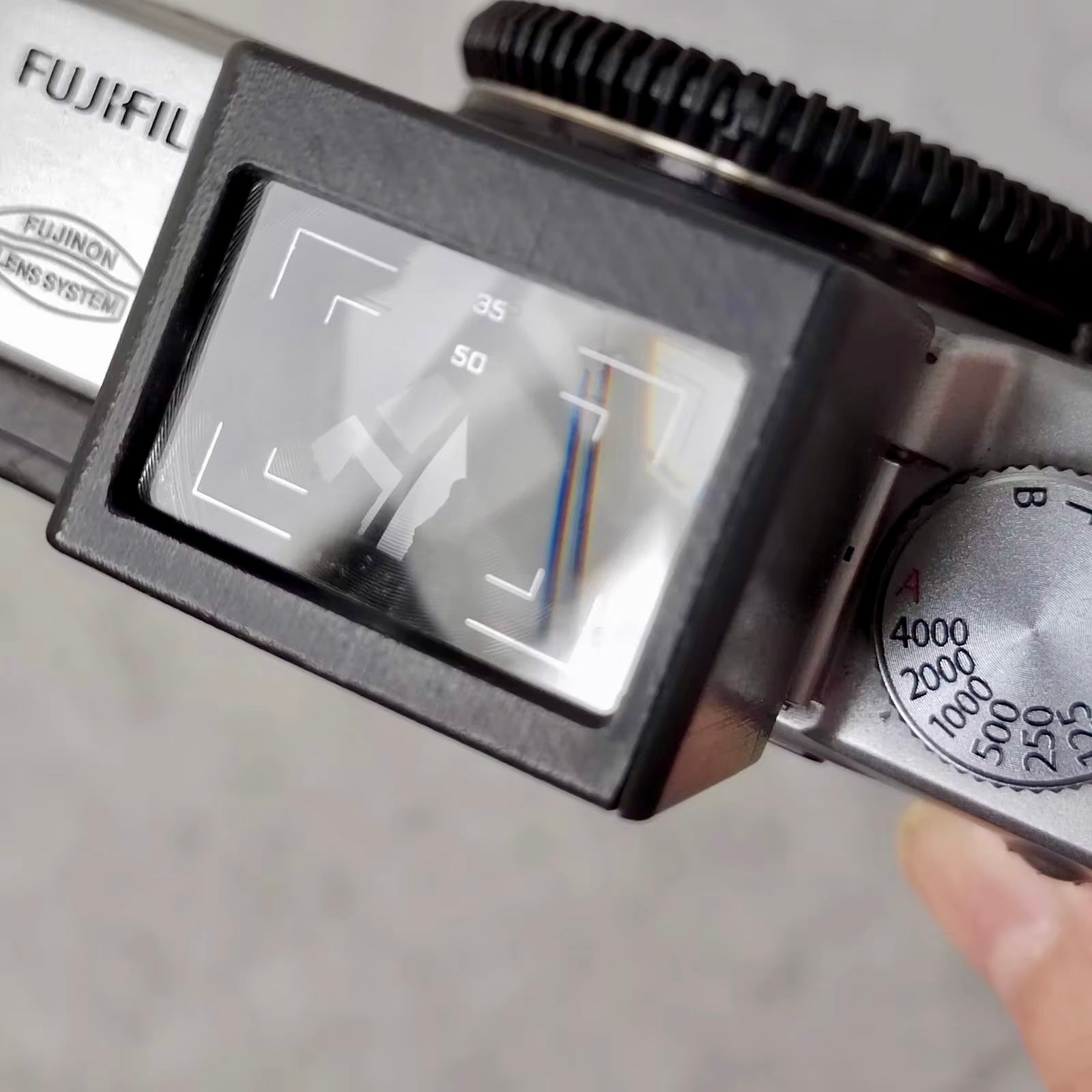 Optical Waist-Level Viewfinder With Low-Angle Composition For Photographers Made Of Plastic And Aviation Aluminum Cnc