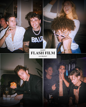 Retropia® Night Flash Film Lightroom Preset