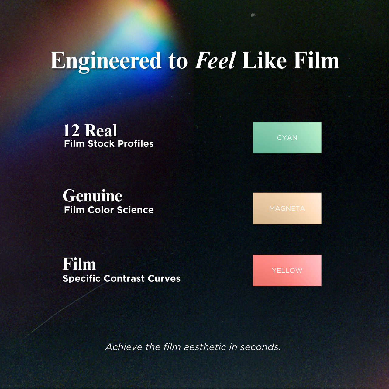 Retropia® Film Emulation LUT Pack (+ Free Repurposed Disposable Film Lens)