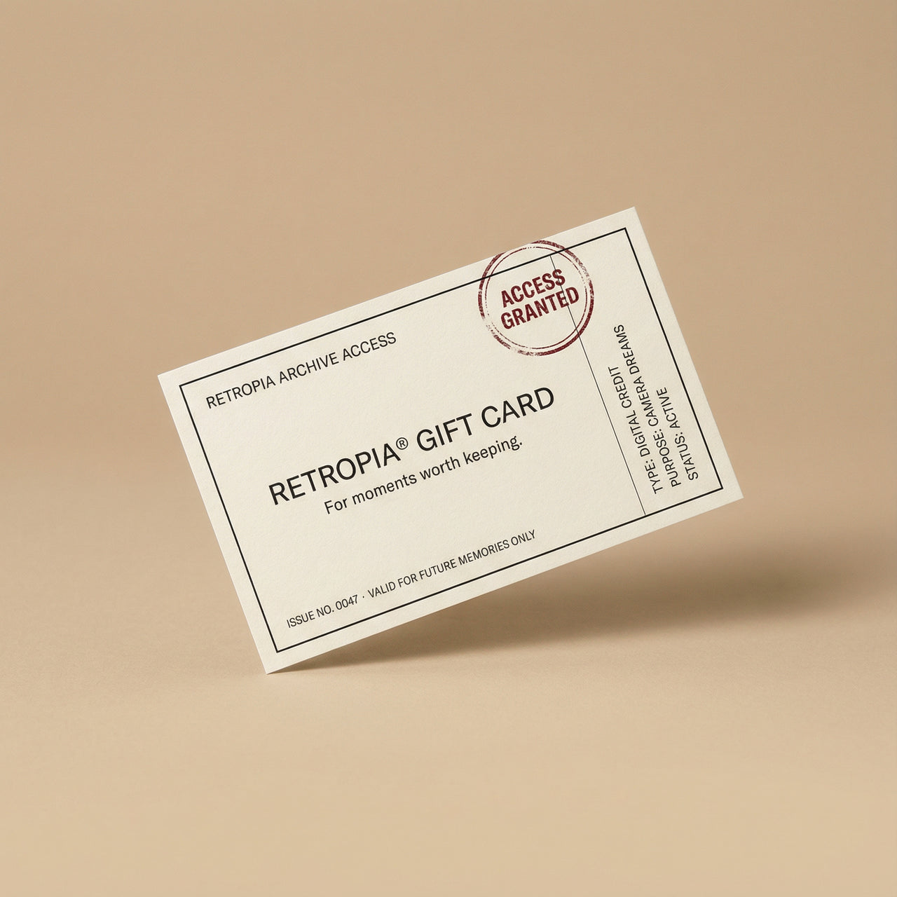 Retropia® Gift Card